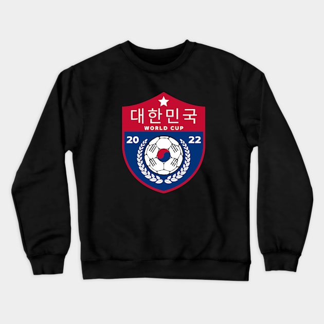 South Korea Football Crewneck Sweatshirt by footballomatic